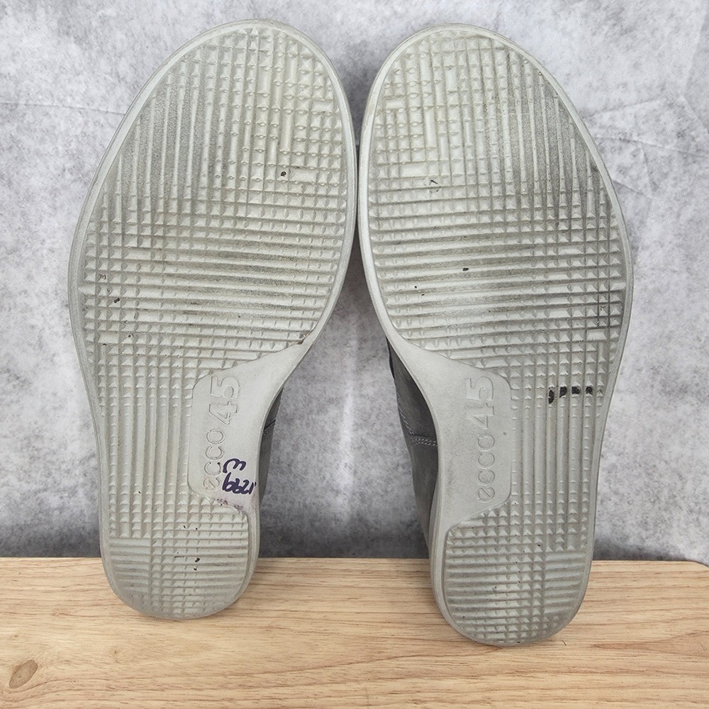 Ecco Shoes Mens US 11 EU 45 Collin 2.0 Gray Perforated Slip On Casual Sneakers - Picture 12 of 13